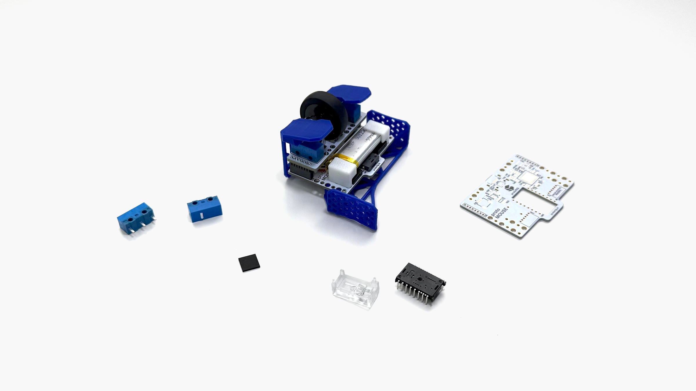 moddoMOUSE components arranged from above